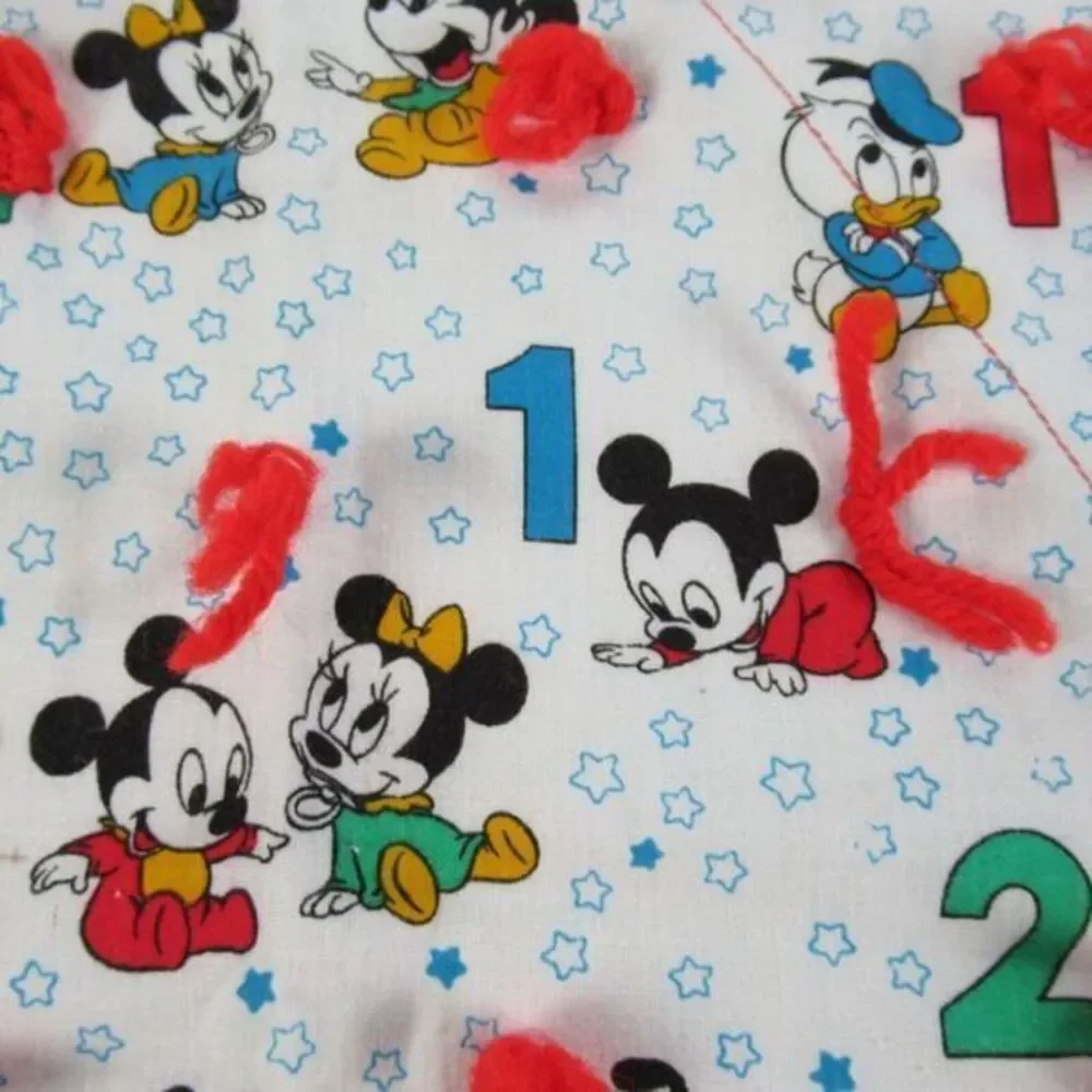 Disney Diaper Changing Pad‎ White All Over Print Disney Characters 26x20 in